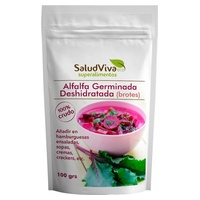Brotes de alfalfa germinados