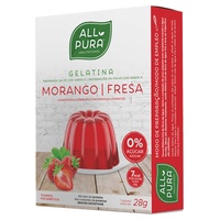 Gelatina fresa zero